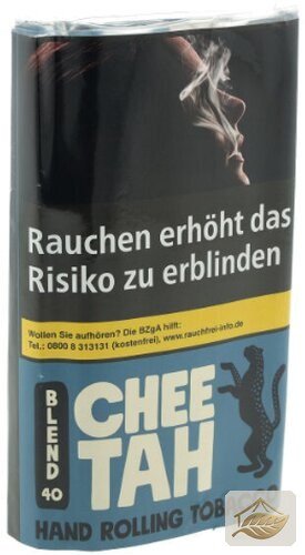 Chee Tah No. 40 Blau Halfzware Feinschnitt im Pouch