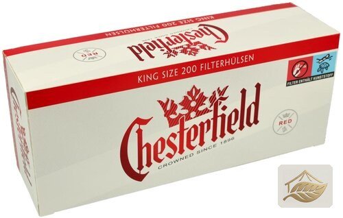 Chesterfield Red King-Size-Filterhülsen zum Stopfen