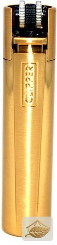 Clipper Feuerzeug in mattem Gold