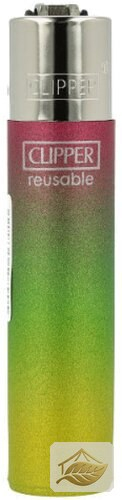 Clipper Triple Gradient, Farbverlauf Rosa-Grün-Gelb