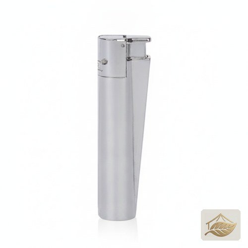 Clipper Jetflame Metallfeuerzeug, Silber-Glanz