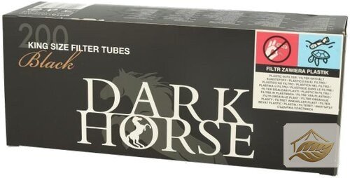 Dark Horse Black King-Size-Hülsen mit Bronzering
