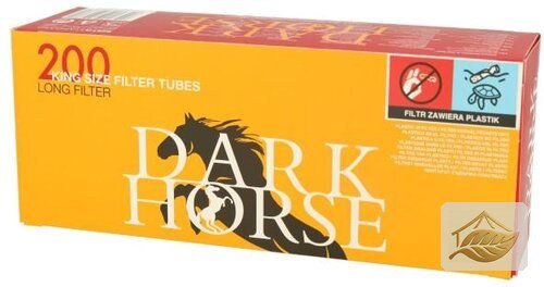 Dark Horse Long Filter Zigarettenhülsen, King Size