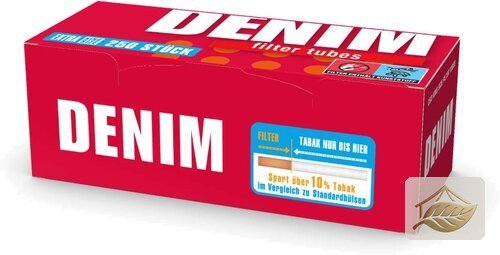 Denim Filterhülsen mit reduziertem Volumen