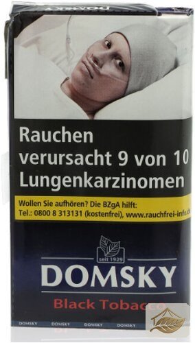Domsky Black würziger Halfzware Shag im Pouch