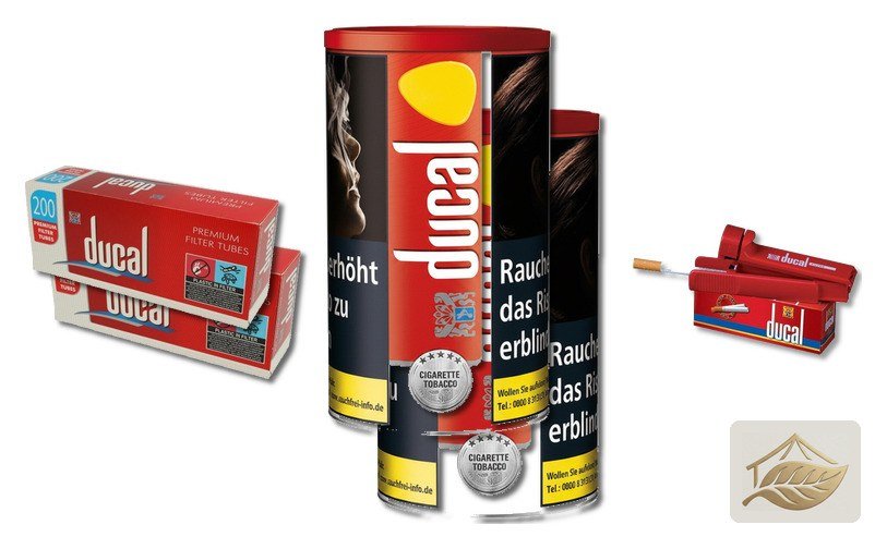 Ducal Rot Einsteiger-Set mit Filterhülsen und Stopfer