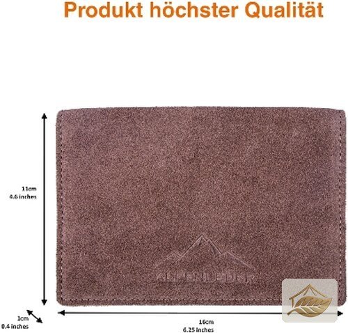 Sepp Leder Biscut Tabaktasche aus Büffelleder