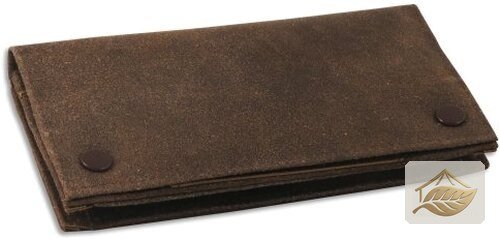 Feinschnitt-Tasche aus Leder im Antik-Look