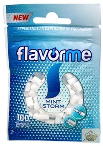 Flavorme Mint Storm Superslim Aktivfilter – Menthol-Frische für schlanke Zigaretten
