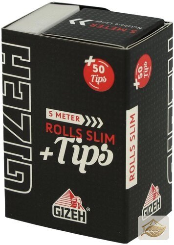 Gizeh Rolls Slim Endlospapier mit 50 Filter-Tips
