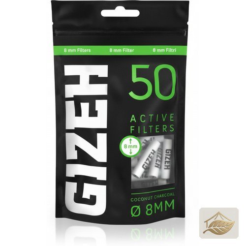 Gizeh Black Aktivkohlefilter 8 mm im Beutel
