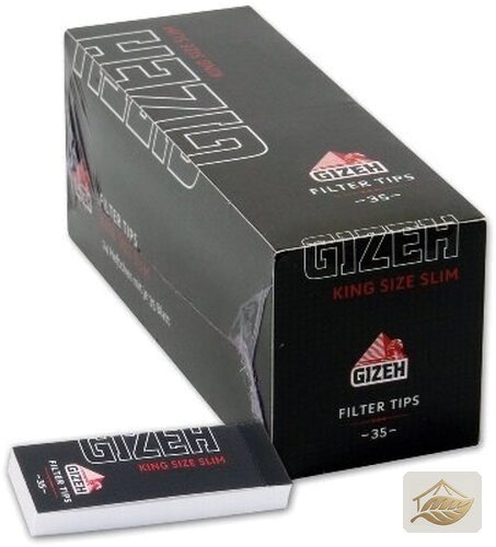 Gizeh Slim Filter Tips zum Eindrehen (Heftchen)