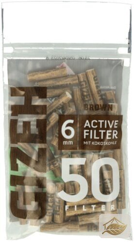 Gizeh Brown Active Filter Slim mit Kokoskohle