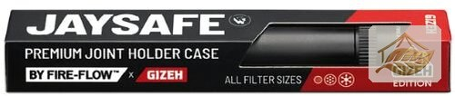 Gizeh Jaysafe Alu-Etui für Joints Schwarz