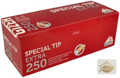 Gizeh Special Tip Extra Hülsen mit 25-mm-Filter