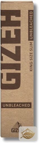 Gizeh Unbleached King Size Slim Drehpapier, vegan