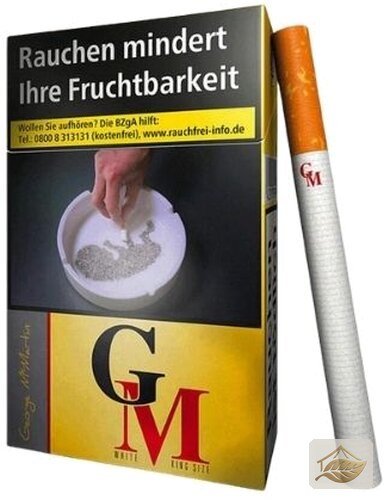 GM George Mc Martin Gold King Size 20er
