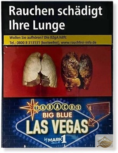 Las Vegas Blue Big Zigaretten 25er