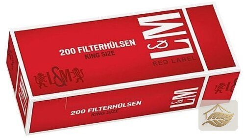 L&M Red Label Filterhülsen im King-Size-Format