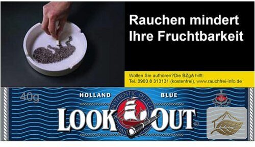 Look Out Holland Blue Feinschnitt Zware Shag