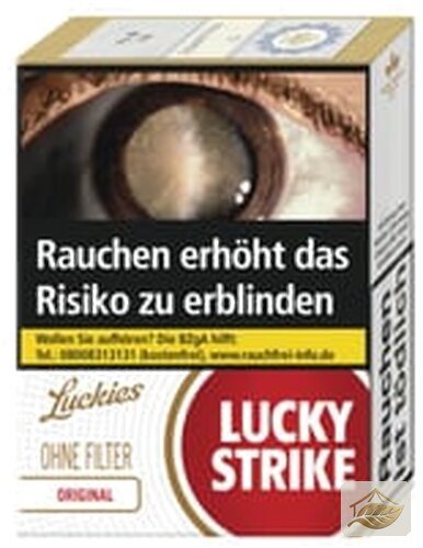 Lucky Strike Plain ohne Filter 20er