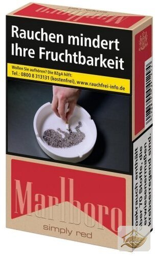 Marlboro Simply Red ohne Zusätze 20er