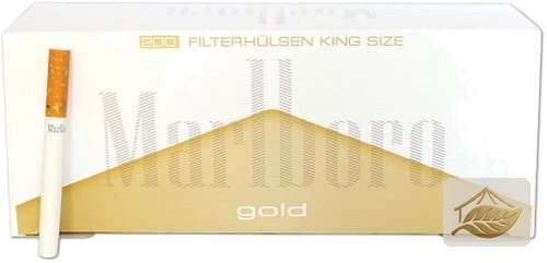 Marlboro Gold King-Size-Filterhülsen zum Stopfen