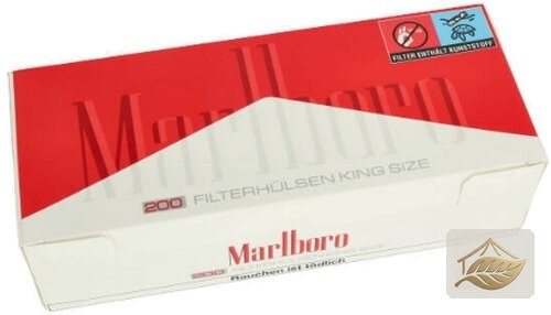 Marlboro Red Filterhülsen im King-Size-Format