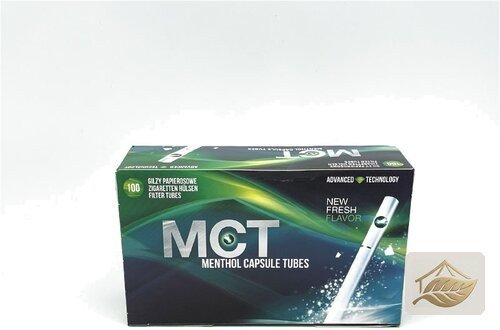 MCT Menthol-Zigarettenhülsen mit Aromakapsel