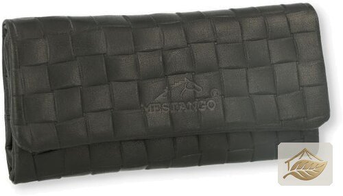 Mestango Drehertasche aus Kalbsleder Schwarz