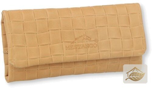 Mestango Drehertasche aus Kalbsleder Hellbraun