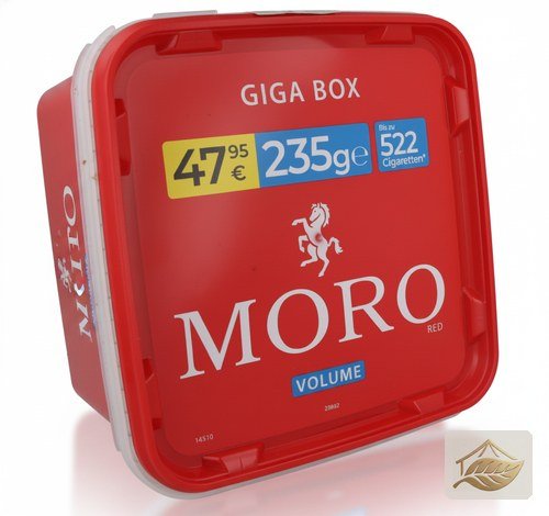 Moro Rot Volumentabak in der Giga-Box