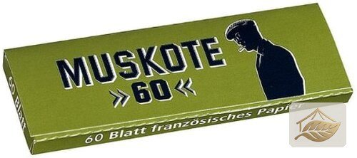Muskote Gruen Zigarettenpapier aus Naturfasern