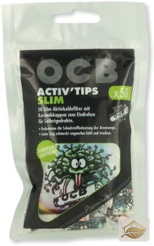 OCB Activ Tips Slim Grünkohl Limited Edition 7mm