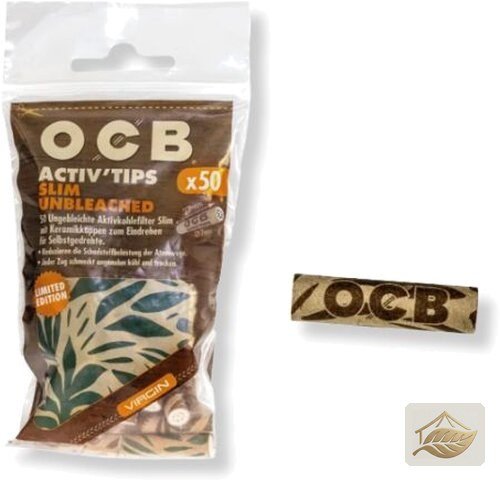 OCB Activ Tips Slim Flower Limited Edition 7 mm
