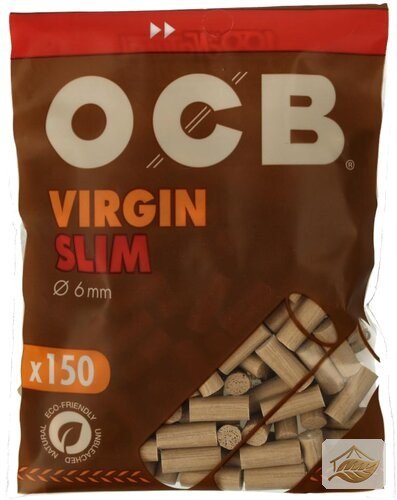 OCB Virgin Slim Drehfilter, ungebleicht 6 mm