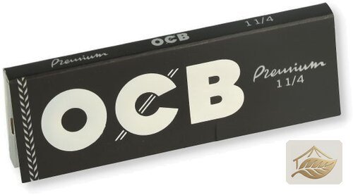 OCB Premium Black ultradünnes Drehpapier im Heftchen
