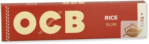 OCB Rice Slim Ungebleicht – 32 Papers plus Tips