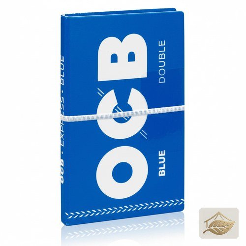 OCB Blau Drehpapier mit Gummibandverschluss