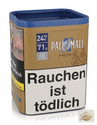 Pall Mall Authentic Blau XL ohne Aromazusätze