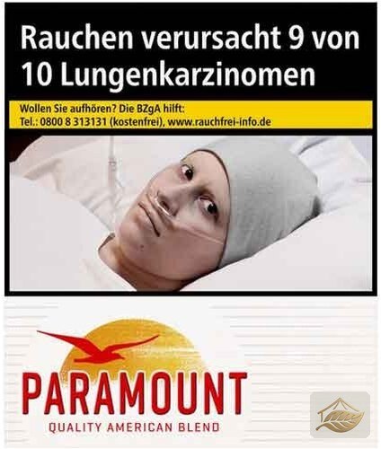 Paramount Red Zigarette 28er