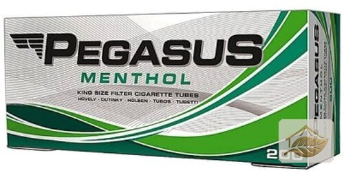 Pegasus Menthol Zigarettenhülsen mit Filter