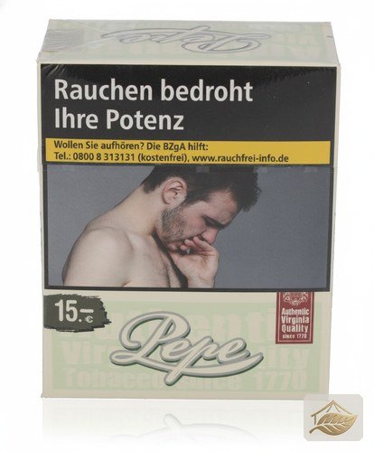 Pepe Fine Green ohne Zusätze 40er