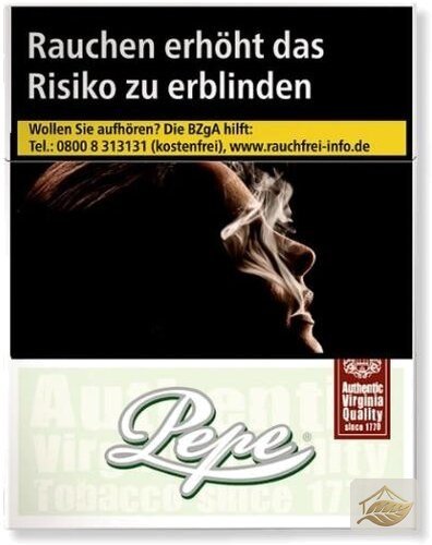 Pepe Fine Green XL ohne Zusätze 25er