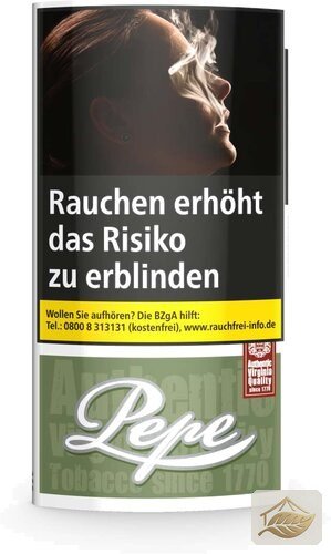 Pepe Virginia Rich Green, Feinschnitt ohne Zusätze