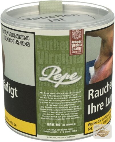 Pepe Virginia Rich Green ohne Zusatzstoffe 80g Dose