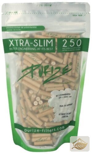 Purize Organic Aktivkohlefilter 6mm Xtra Slim