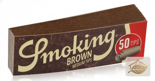 Smoking Brown Filtertips ungebleicht im Medium-Format