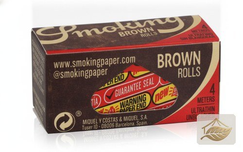 Smoking Brown Rolls ungebleichtes Endlospapier