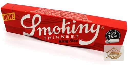 Smoking Thinnest King Size Papers mit Tips